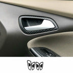 Set of 29 Carbon Fiber ABS Vent Outlet Cover Trims for Ford Focus (2015–2018)