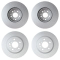 Hella Brake Rotors Kit 320mm Front 300mm Rear for W140 400SE 400SEL 500SEC