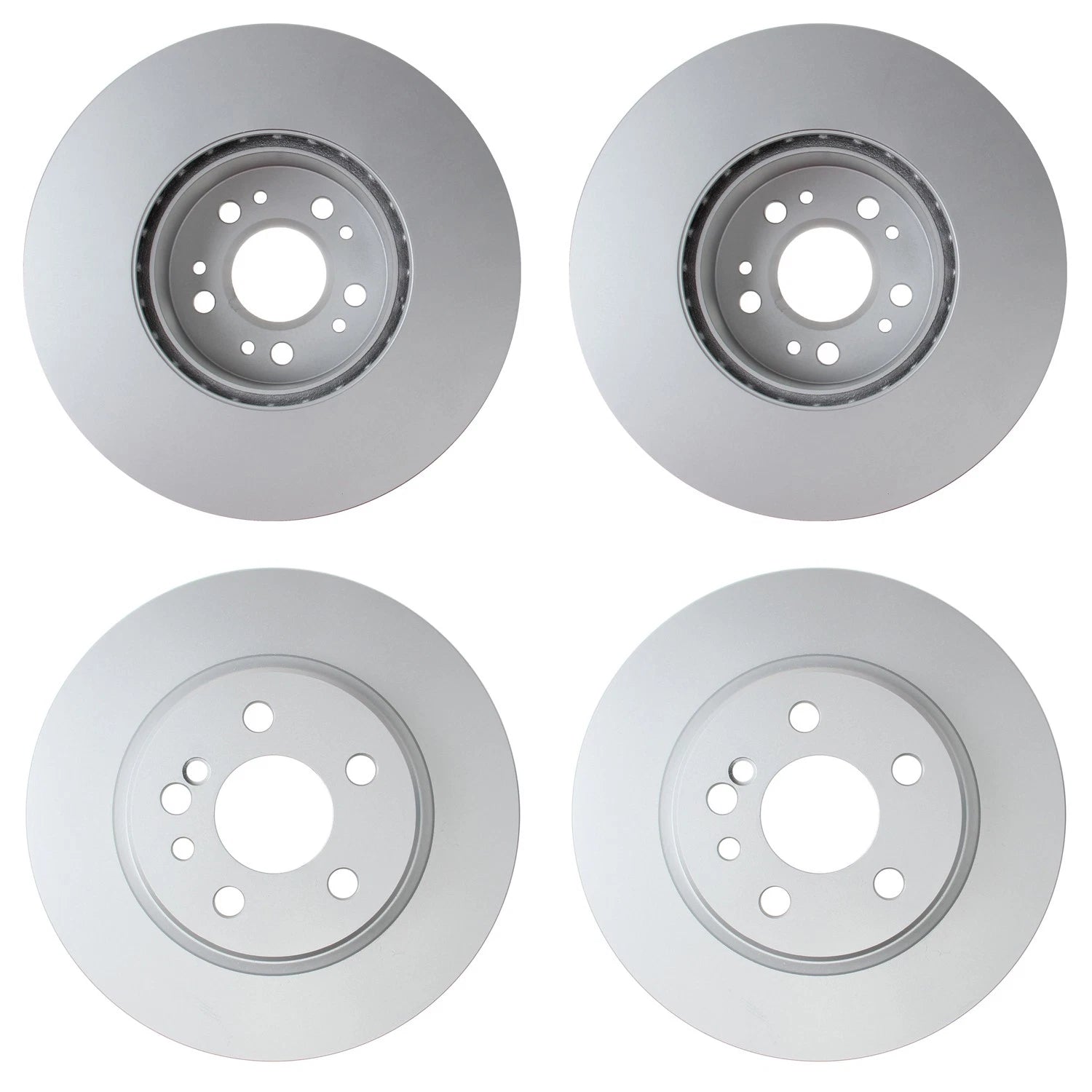 Hella Brake Rotors Kit 320mm Front 300mm Rear for W140 400SE 400SEL 500SEC
