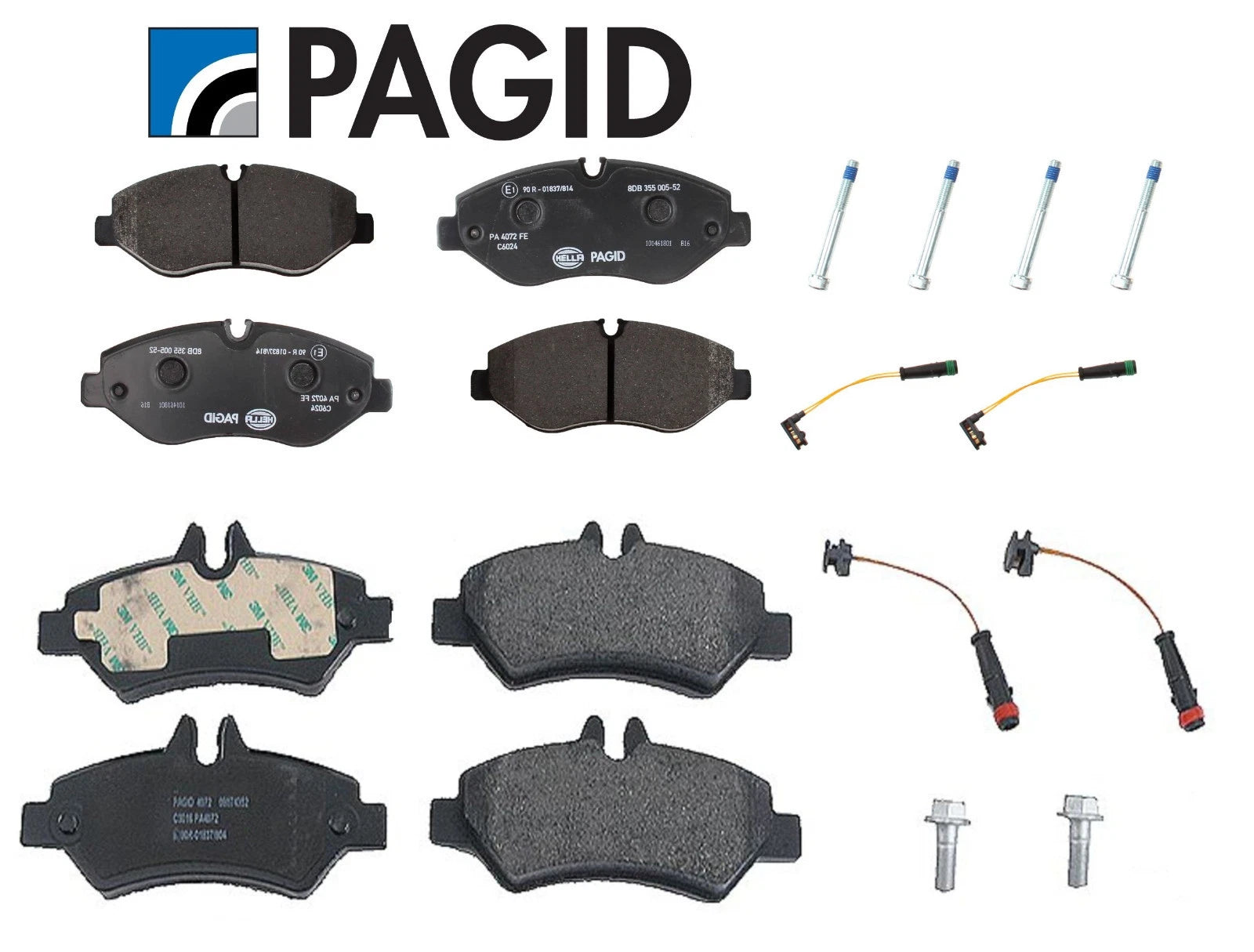 Disc Brake Pads Kit for Dodge Freightliner Mercedes Sprinter 2500