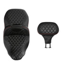 Driver Passenger Seat Backrest for Harley Electra Tri Glide (2009–2023)