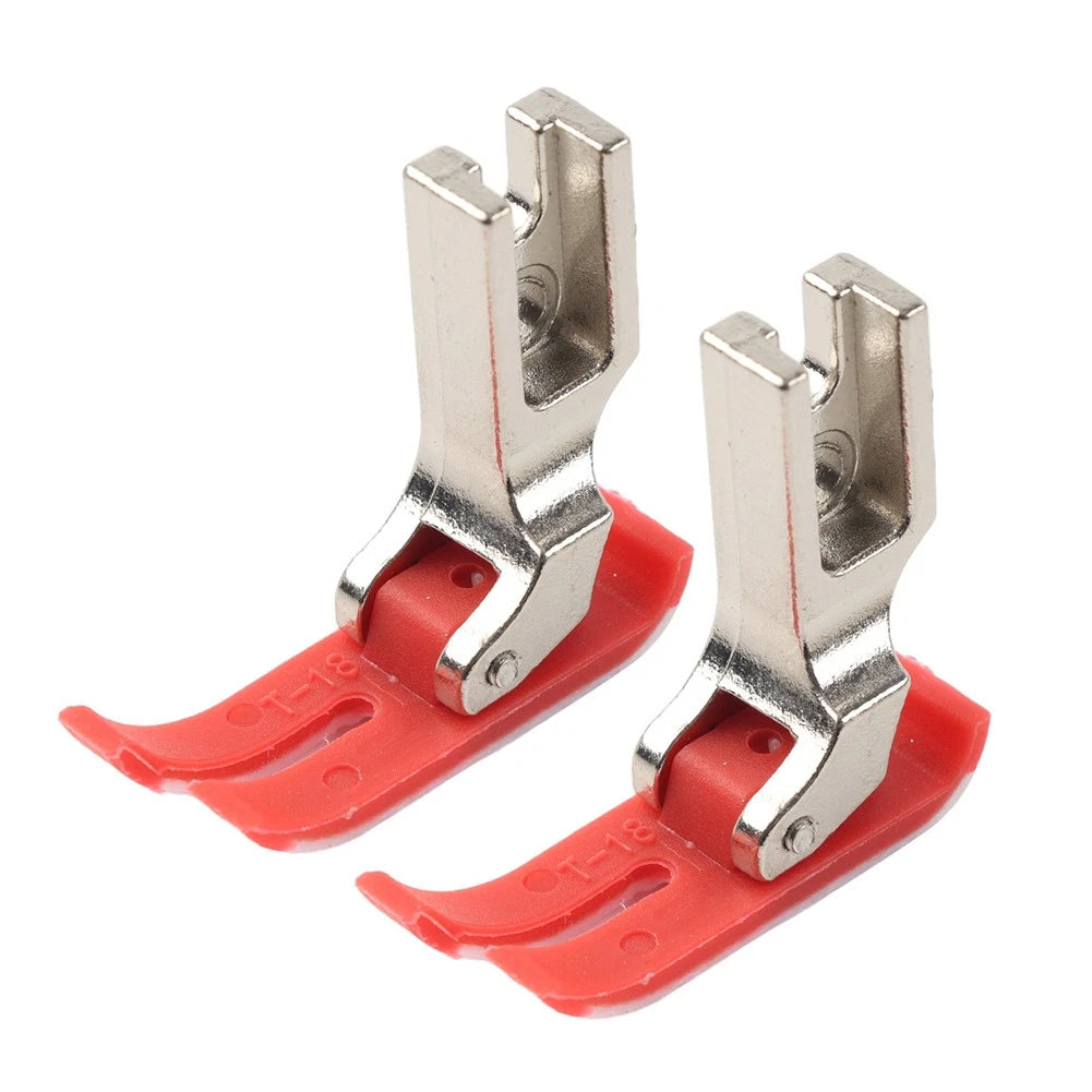 Set of 2 MT-18 Extra Thin Presser Feet for Industrial Sewing Machine