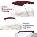 Bimini Top Boat Cover for 3 Bow Boats (Fits 72"L 36"H 91"-96"W)