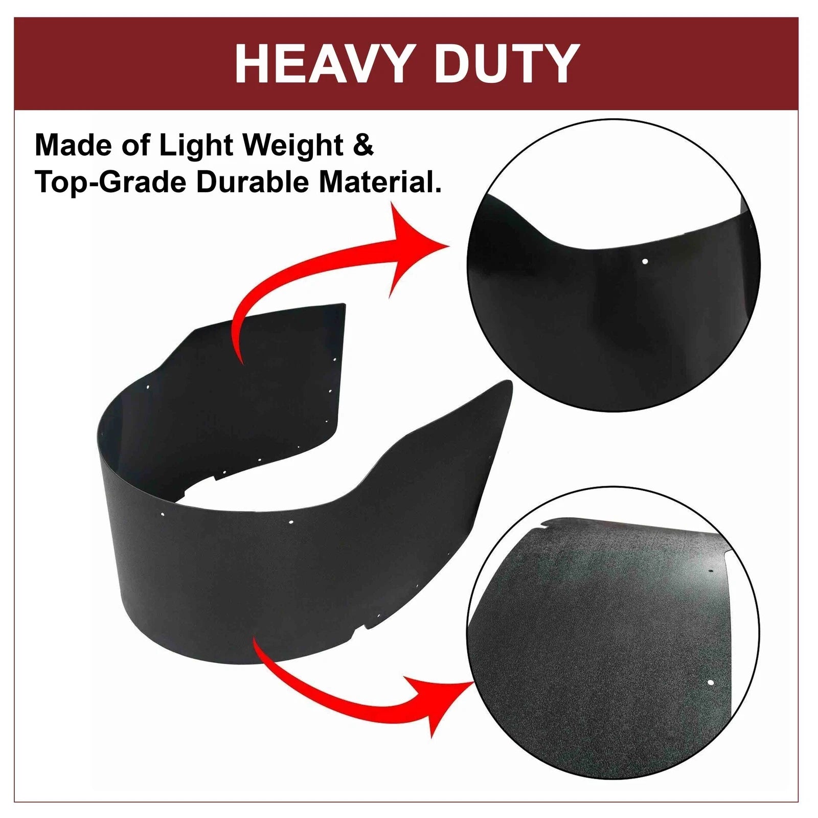 Dually Bed Inner Fender Flare Liner for Ford F350 F450 (1999–2010)