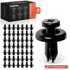 50Pcs 7mm Nylon Front Fender Clips for Honda Civic