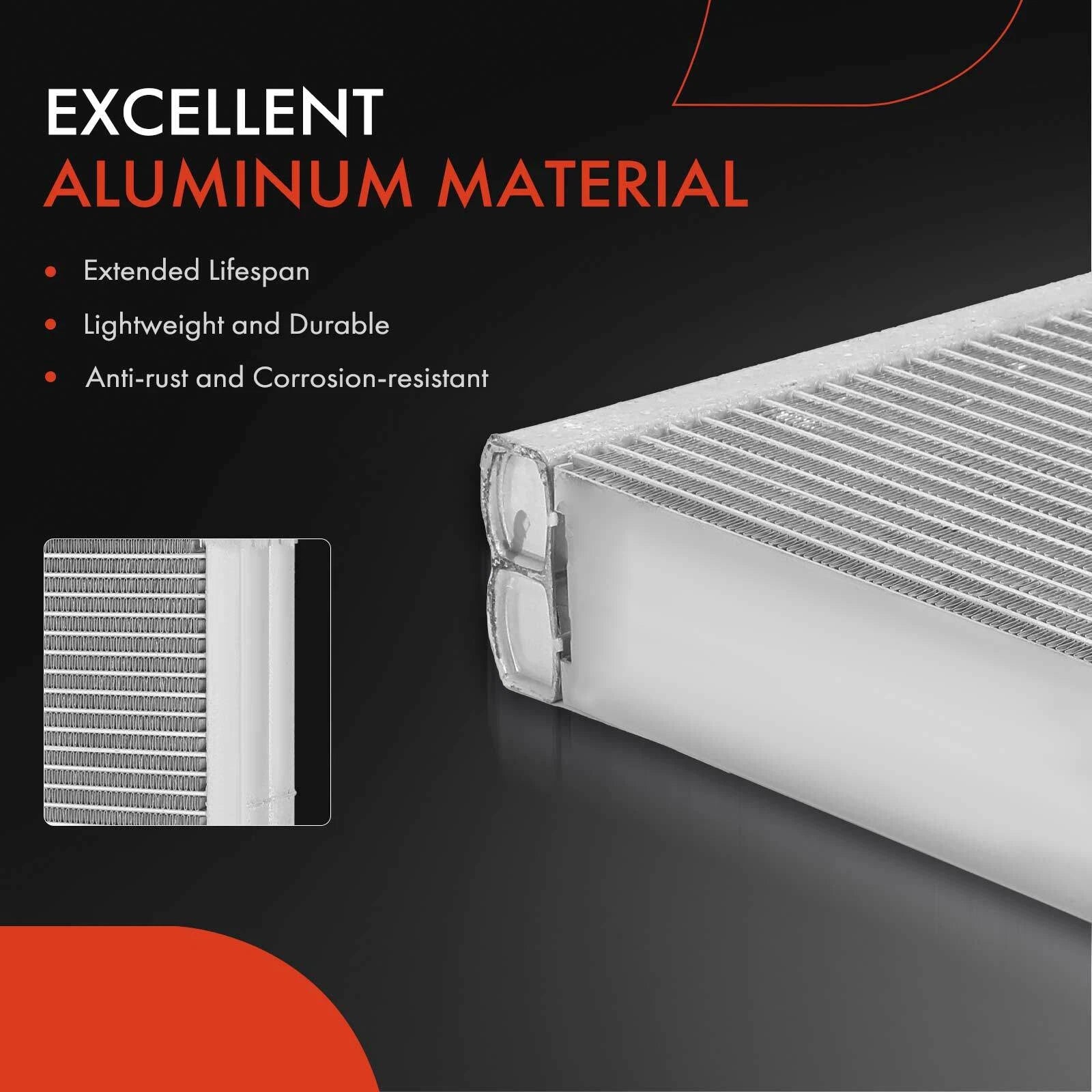 Aluminum A/C Evaporator Core for Dodge Durango Jeep Grand Cherokee (1998–2004)