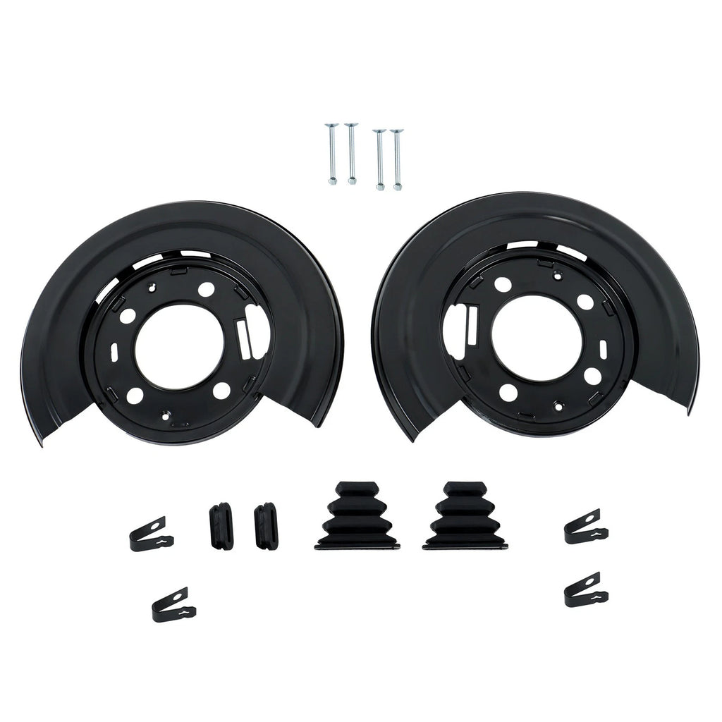 2X Rear Brake Dust Shield Backing Plates for Ford F250 F350 F450 (1999–2015)
