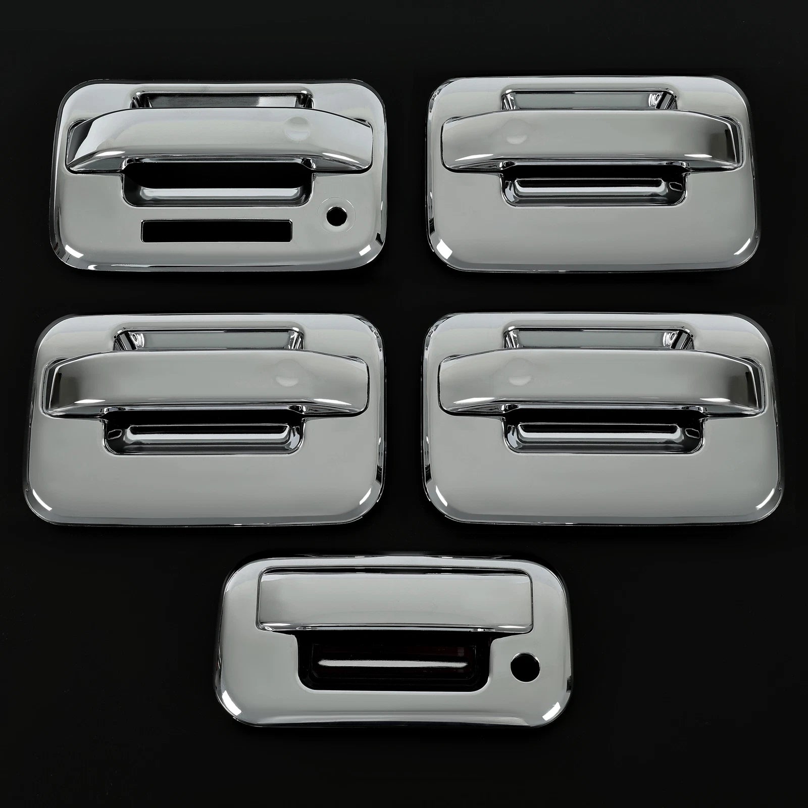 Chrome Door Handle Covers with Key Pad for Ford F150 (2004–2014)