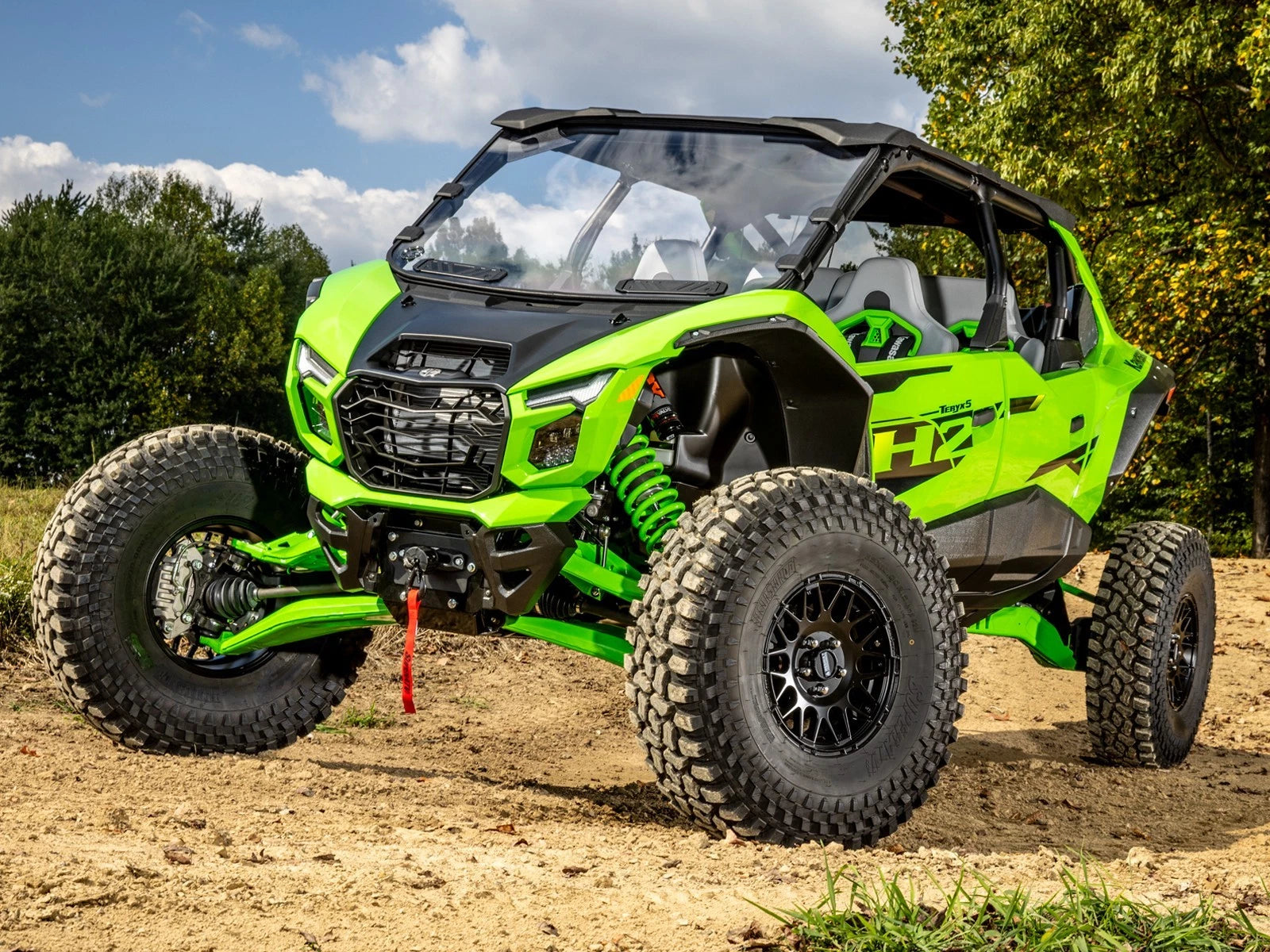 Vented Windshield for Kawasaki Teryx H2 (2026+)