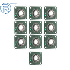 Set of 10 Pillow Block Flange Bearings for UCF210 (2" Bore)