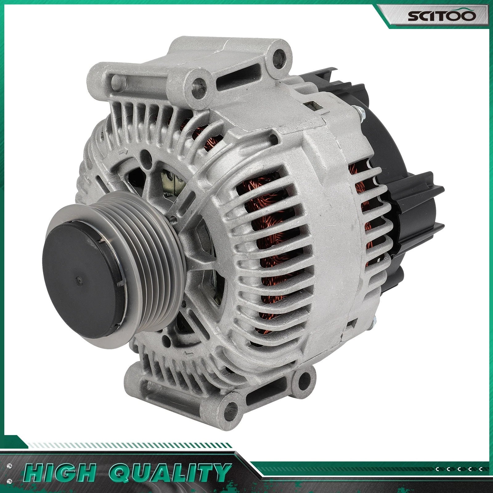 Alternator 180A 11162N for Audi A6 A6 Quattro (2005–2009)