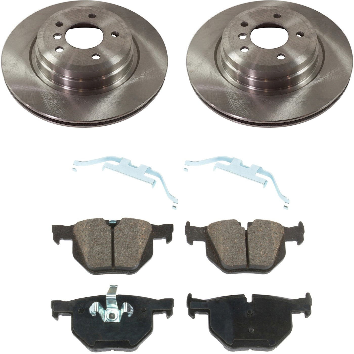 Rear Brake Disc Rotors and Pads Kit for BMW 330 Coupe Sedan X1 335is 335i xDrive
