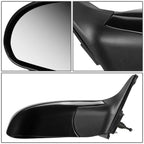 OE Style Manual Side Door Mirror Right for Hyundai Elantra (2007–2010) HY1321154