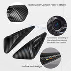 Matte Carbon Look Side Camera Trim Cover for Tesla Model 3 (2024-2024)