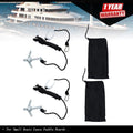 Folding Anchor Set for Small Boats Canoe Paddle Boards (1.5-7.1 lb)