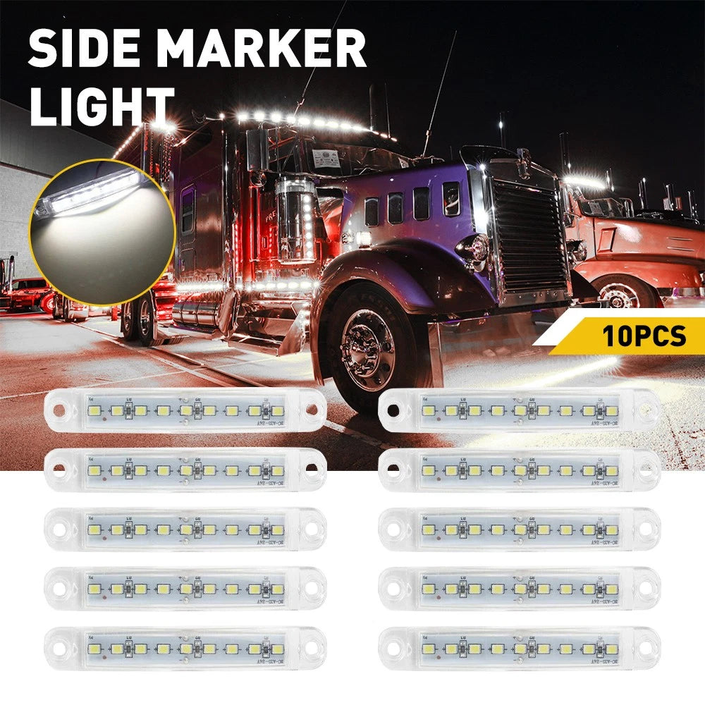 LED Light Marker Bullet Lamp for Universal 12V 24V Truck Trailer