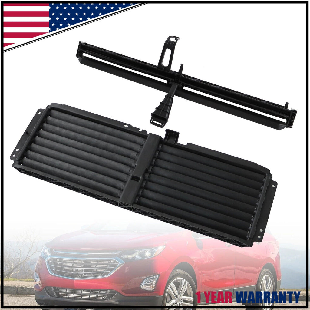 2Pack Black Upper & Lower Grille Shutter for Chevy Equinox Terrain (2018–2020)