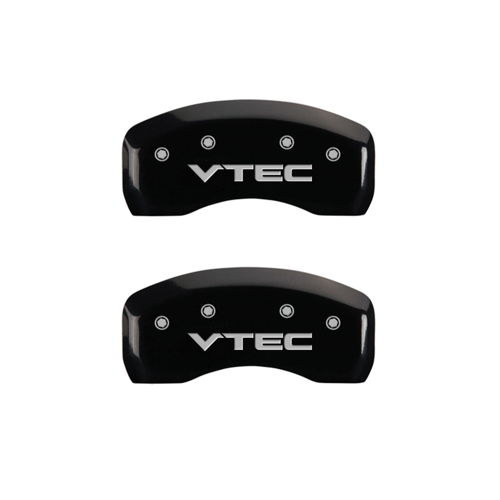 Set of 4 Gloss Black Caliper Covers by MGP for 2004-2008 Acura TSX