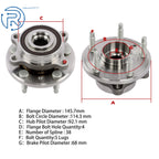Wheel Bearing Hub Assembly for Ford Edge (2011-2014) Flex (2009-2019) Lincoln