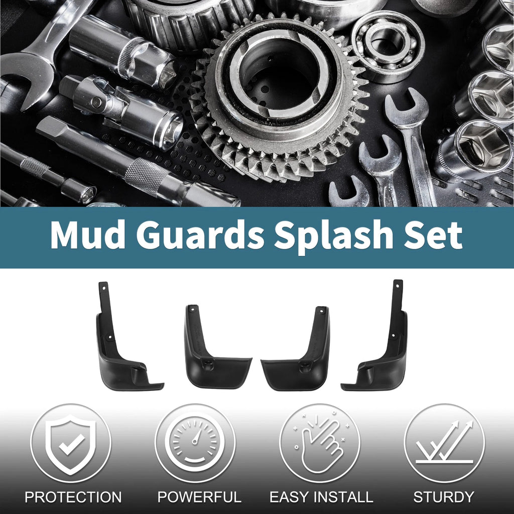 Set of 4 Mud Flaps Splash Guards for Toyota Ractis (2012–2018)