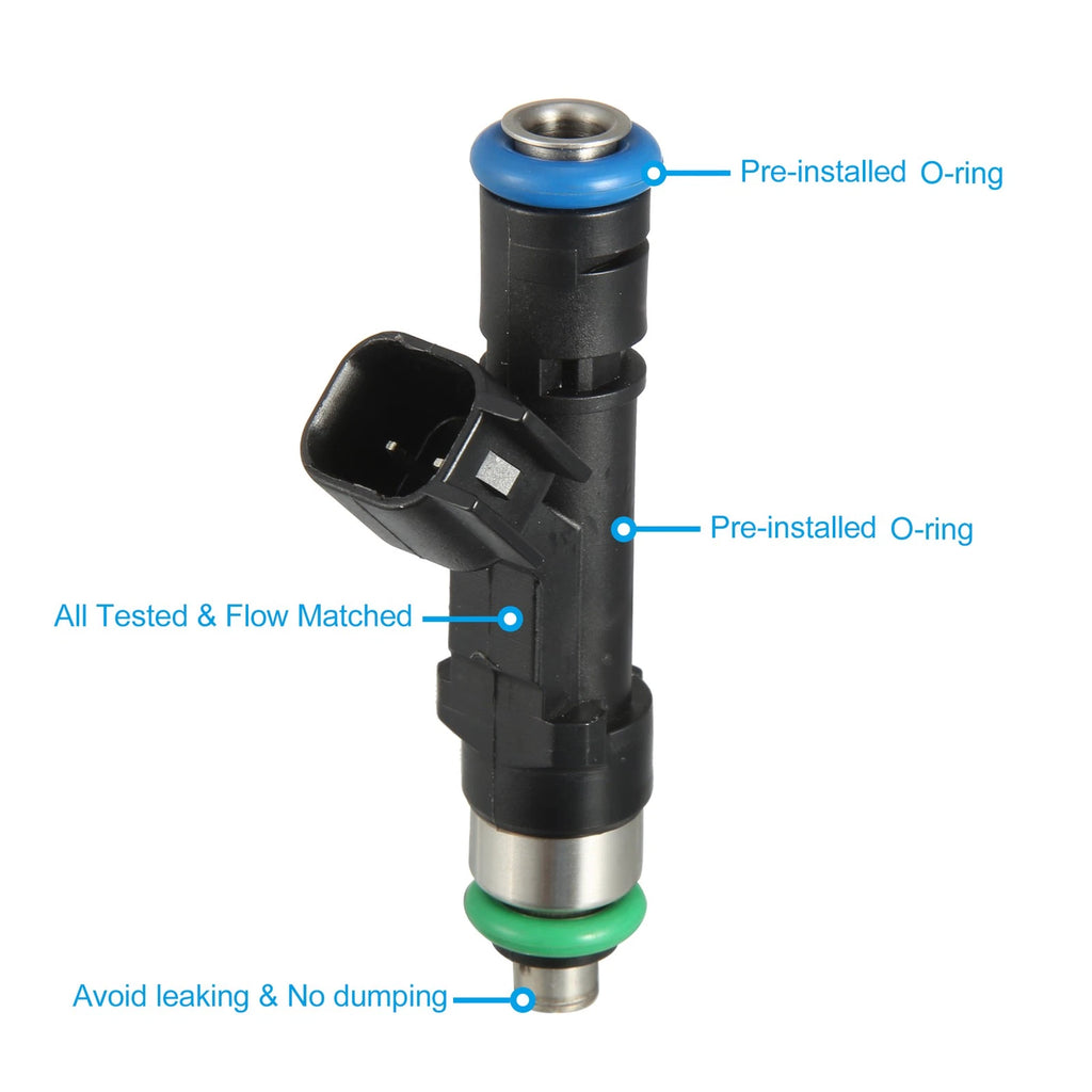 8Pcs Fuel Injector 0280158138 for Ford F-150 F-250 F-350 (2007–2010) 5.4L
