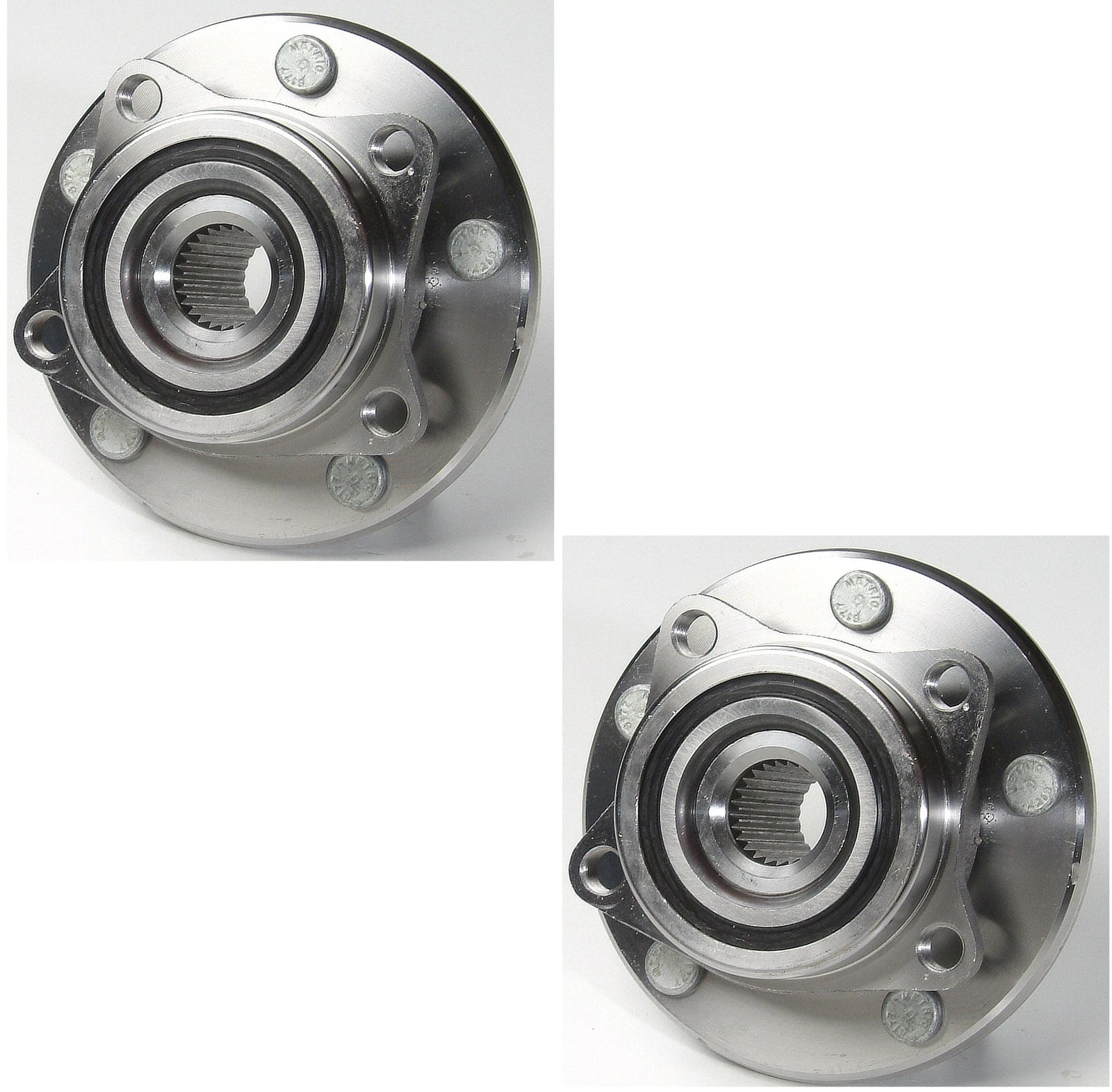 Set of 2 Front Moog Wheel Bearing & Hub Kit for Avenger Eclipse Sebring Talon (–)