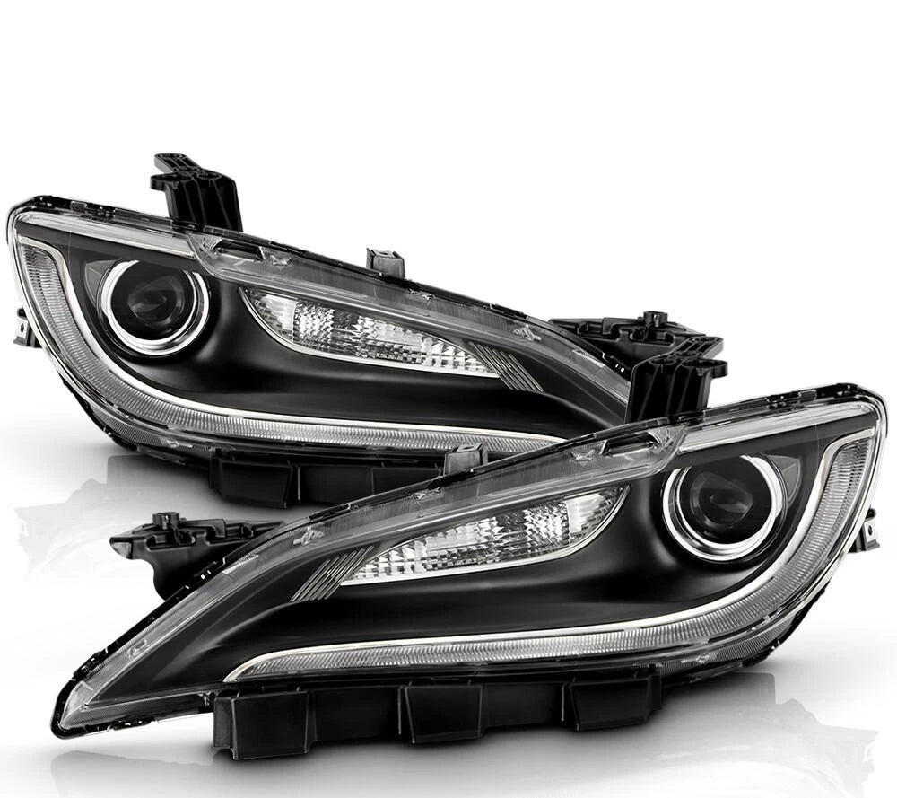 Halogen Headlights for Chrysler 200 (2015–2017) W/O LED DRL, Left + Right