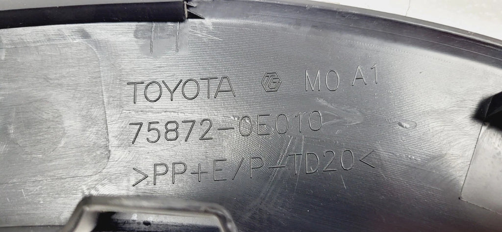 Front Left Fender Flare Molding for Toyota Highlander (2014–2019) 750860E010
