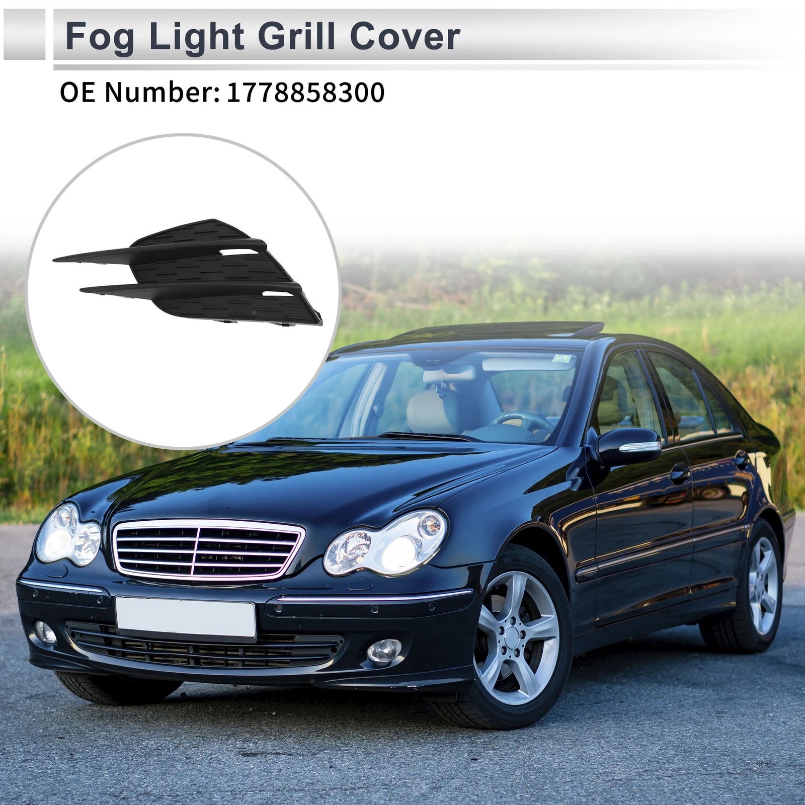 1 Pc Fog Light Grill for Mercedes Benz W177 (2019–2020) No. 1778858300