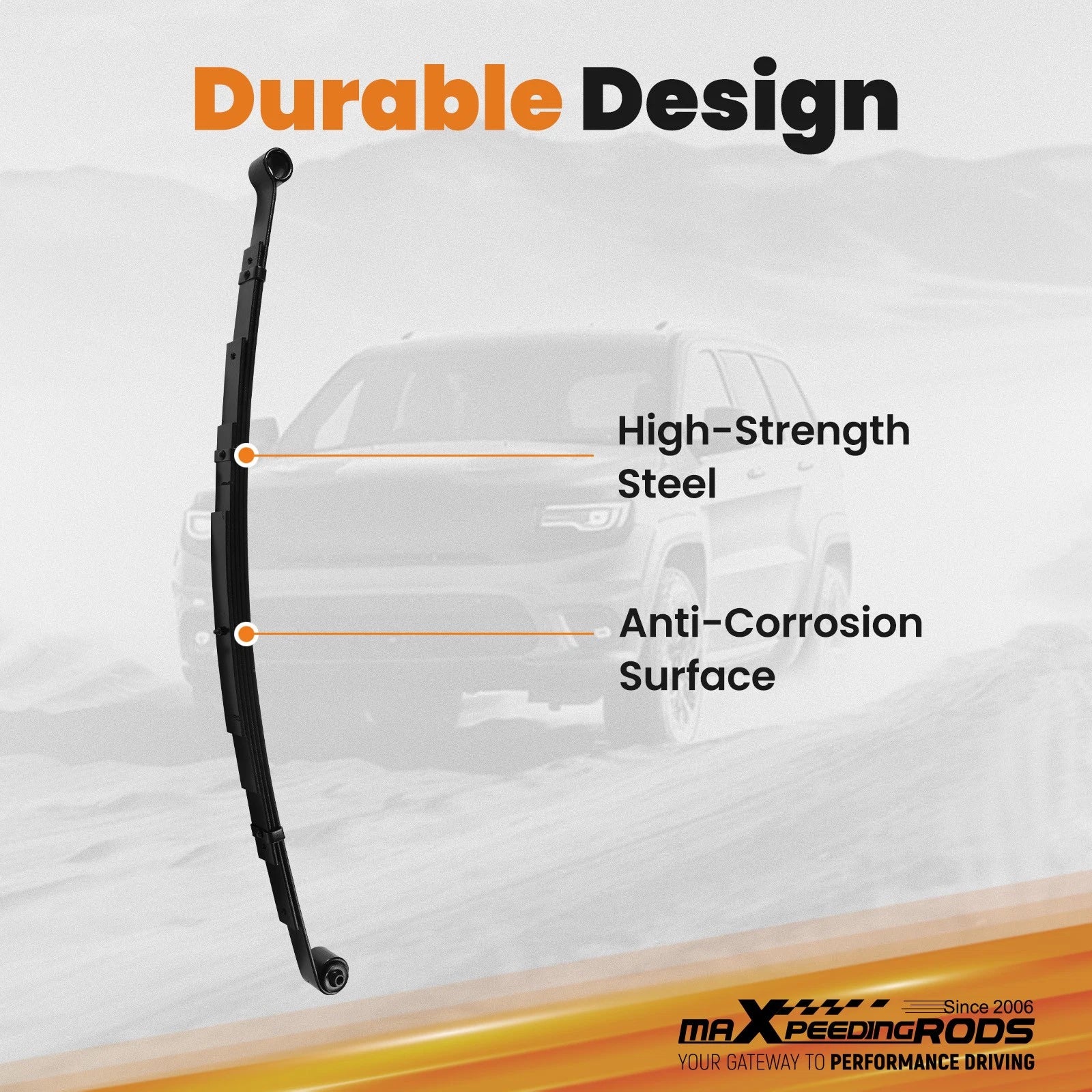 1" Lowering Leaf Spring Set for Buick Skylark Chevrolet Nova (1968-1979)