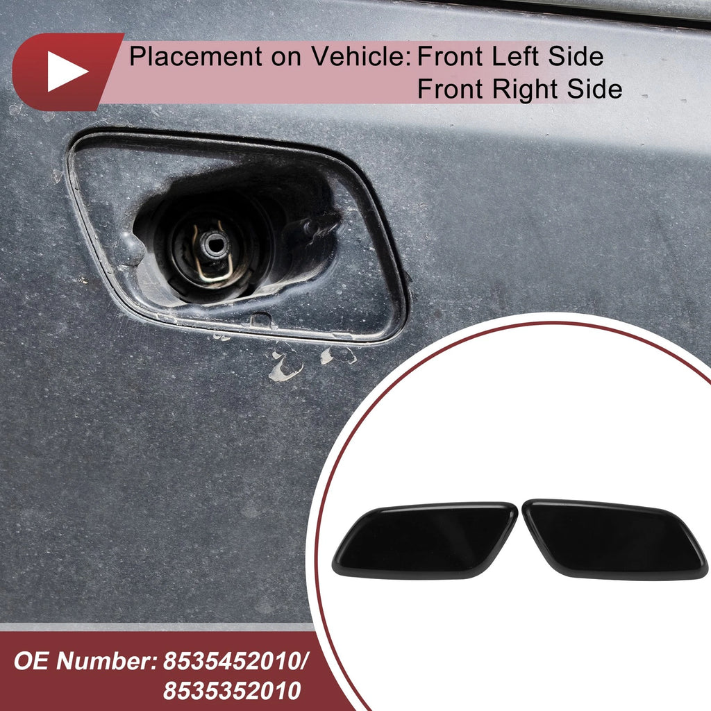Front Bumper Headlight Washer Nozzle Cover Cap No. 8535452010 for Toyota Aqua (2012–2020)