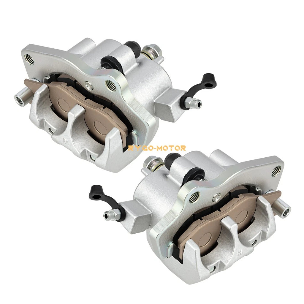 Front Left Right Brake Caliper & Pads for Kawasaki Mule PRO-MX KAF700 (2019–2024)