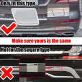 Rear Bumper Tow Hook Chrome Cover Cap for Mercedes W166 GLS GLE GL (2013–2018)