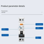 1P+N RCBO Circuit Breaker 230V 16A for Compact