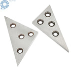 Set of 2 Angle Blocks for Machinist Plate (Precision, 90 Degree)