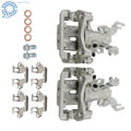 Set of 2 Rear Brake Calipers with Bracket for Ford Fusion Mazda 6 (2006–2013)