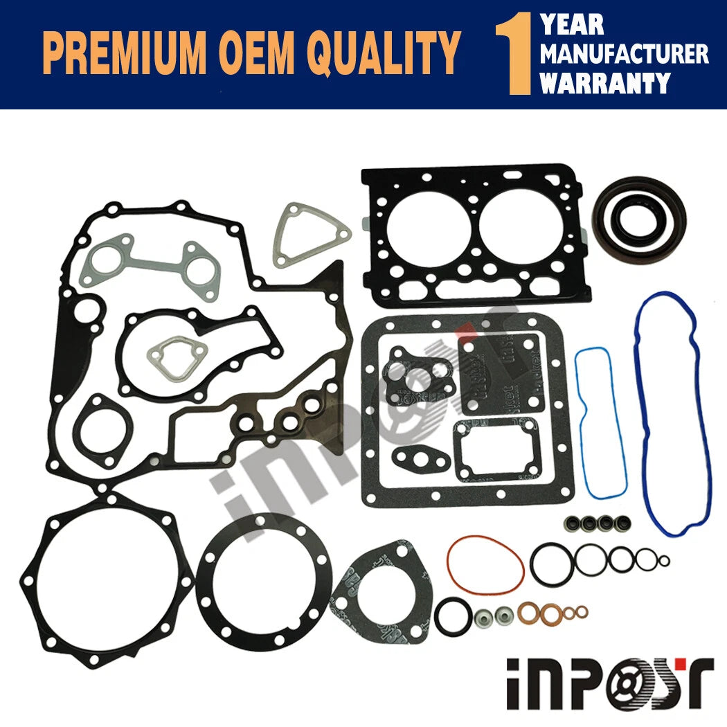 Z602 Full Overhaul Gasket Kit Set for Kubota Engine