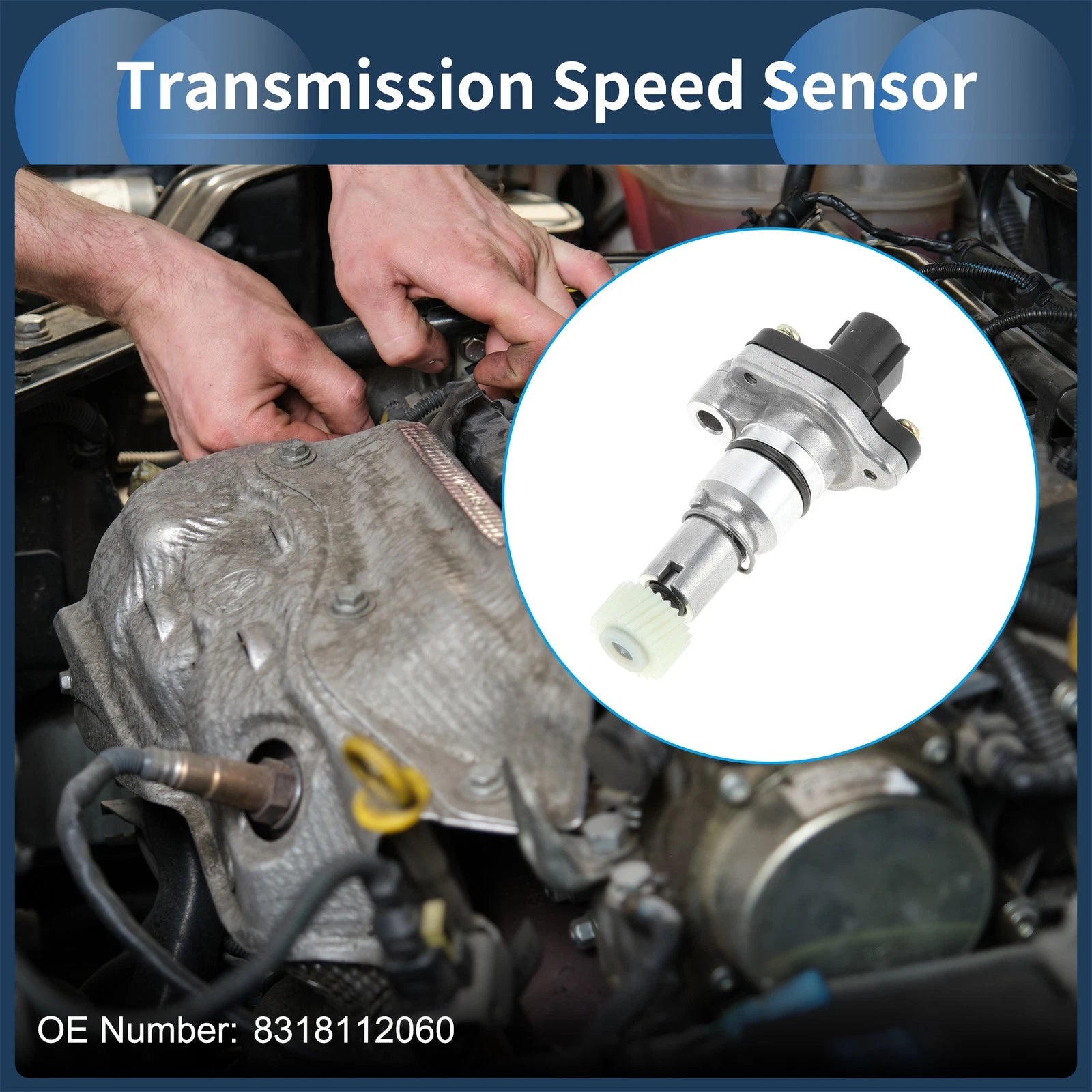 1 Pc Transmission Speed Sensor No. 83181-12060 for Toyota RAV4 XA10 (1997–2000)
