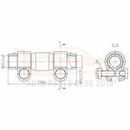 Set of 6 Suspension Steering Tie Rod Ends for Ford F-100 F-150 F-250 F-350 Bronco