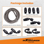 Fuel Line Kit for Universal Applications (20FT, E85, PTFE)