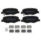 Set of 4 Rear Ceramic Brake Pads for Jeep Wrangler (2007–2018)