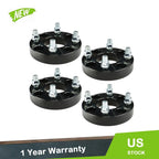 Set of 4 Wheel Spacers for Golf Cart (1/2x20 Studs, 62mm Hub Bore)