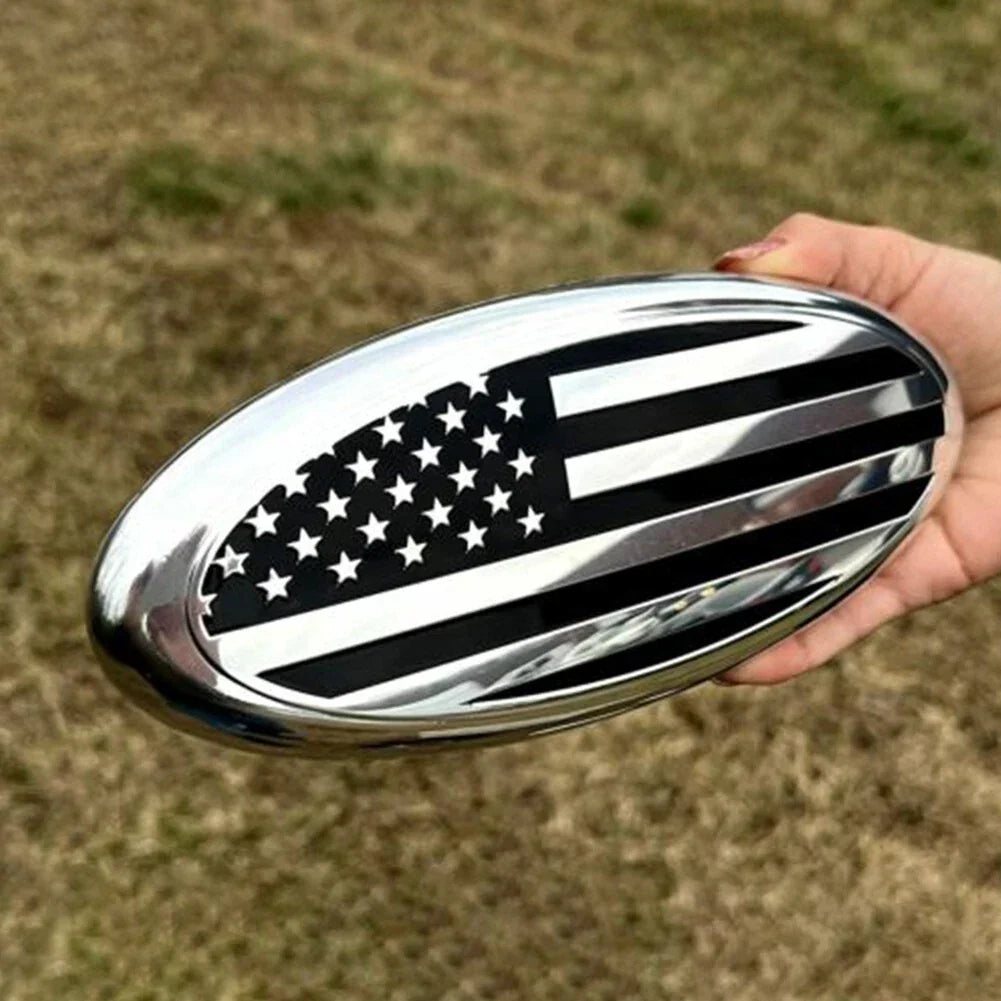 1 Pcs Oval-Front Grille Emblem for Ford F-150 F-350 23x9 cm