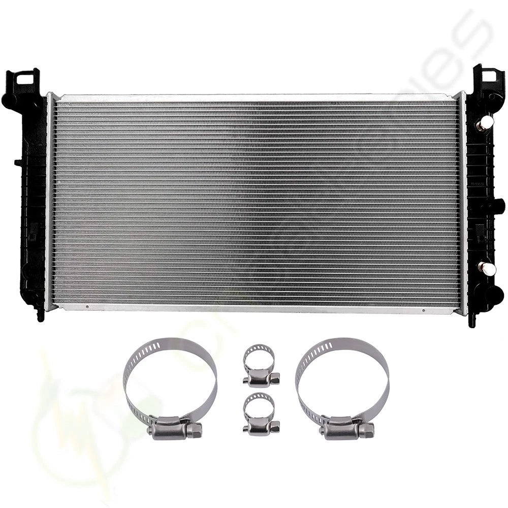 Radiator for Chevrolet Silverado 1500 2500 (1999–2004) w/ Hose Clamps Kit
