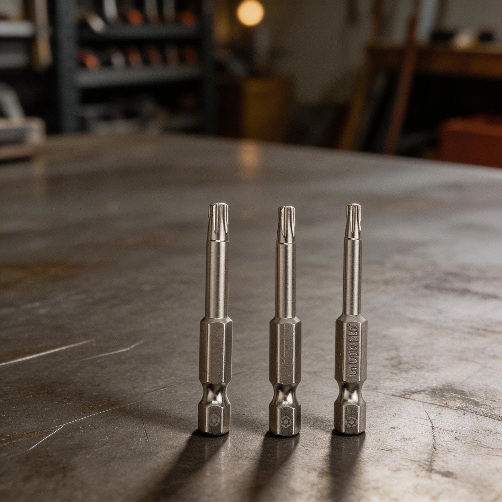 Set of 6 Plum Blossom Hexagonal Screwdriver Bits for Electric Drills