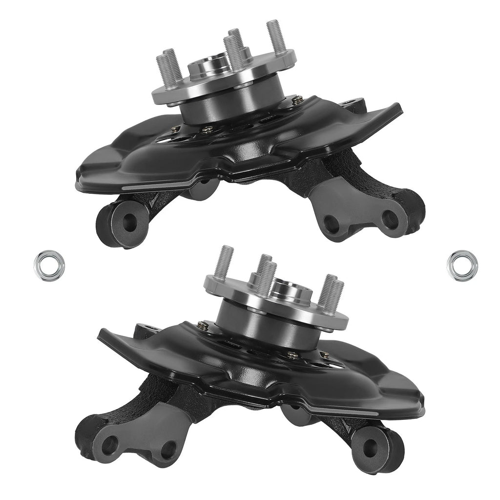 Front Steering Knuckles and Wheel Hub Bearings Set for Lexus ES350 (2007–2012)