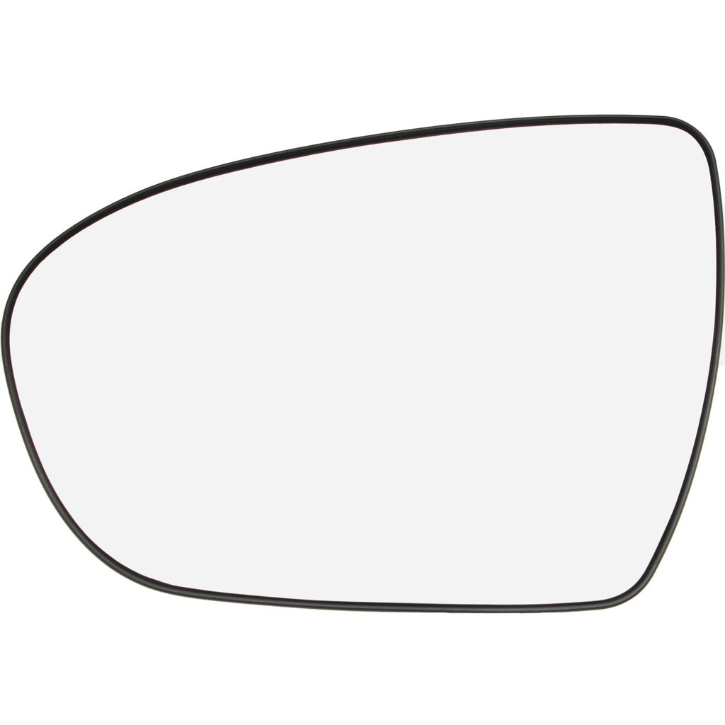 Left Heated Mirror Glass for Kia Optima (2011–2016) with Backing Plate