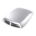 Silver Universal Car Decorative Air Flow Intake Hood Scoop Vent Cover