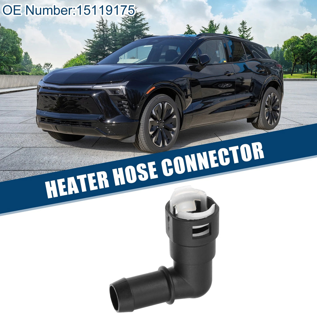 Heater Hose Connector for Buick Rainier (2004–2006) No.15119175 Plastic Black