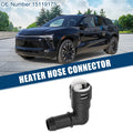 Heater Hose Connector for Buick Rainier (2004–2006) No.15119175 Plastic Black